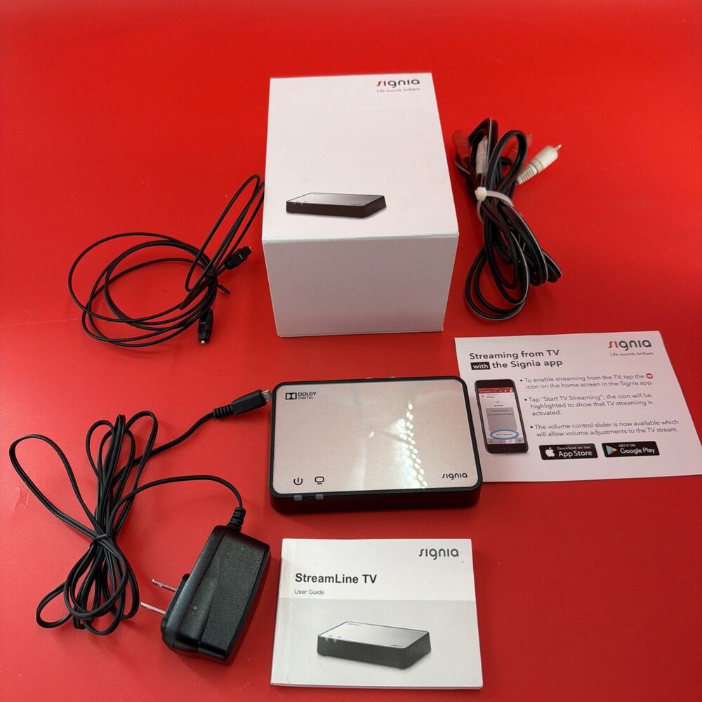 Signia Streamline TV Adapter Model TV03 For Signia Wireless Hearing Aid Streamer
